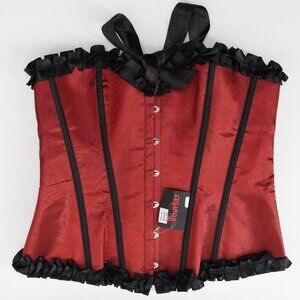 NWT Bonitaz Corset Shape wear Women XXL • Red/Black Polyester/Spandex